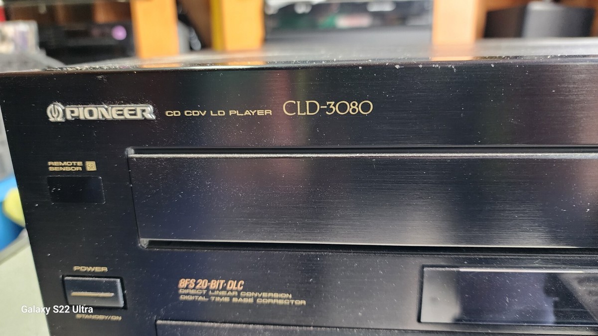 PIONEER CLD-3080 CD/CDV/LD PLAYER LASERDISC PLAYER MADE IN JAPAN