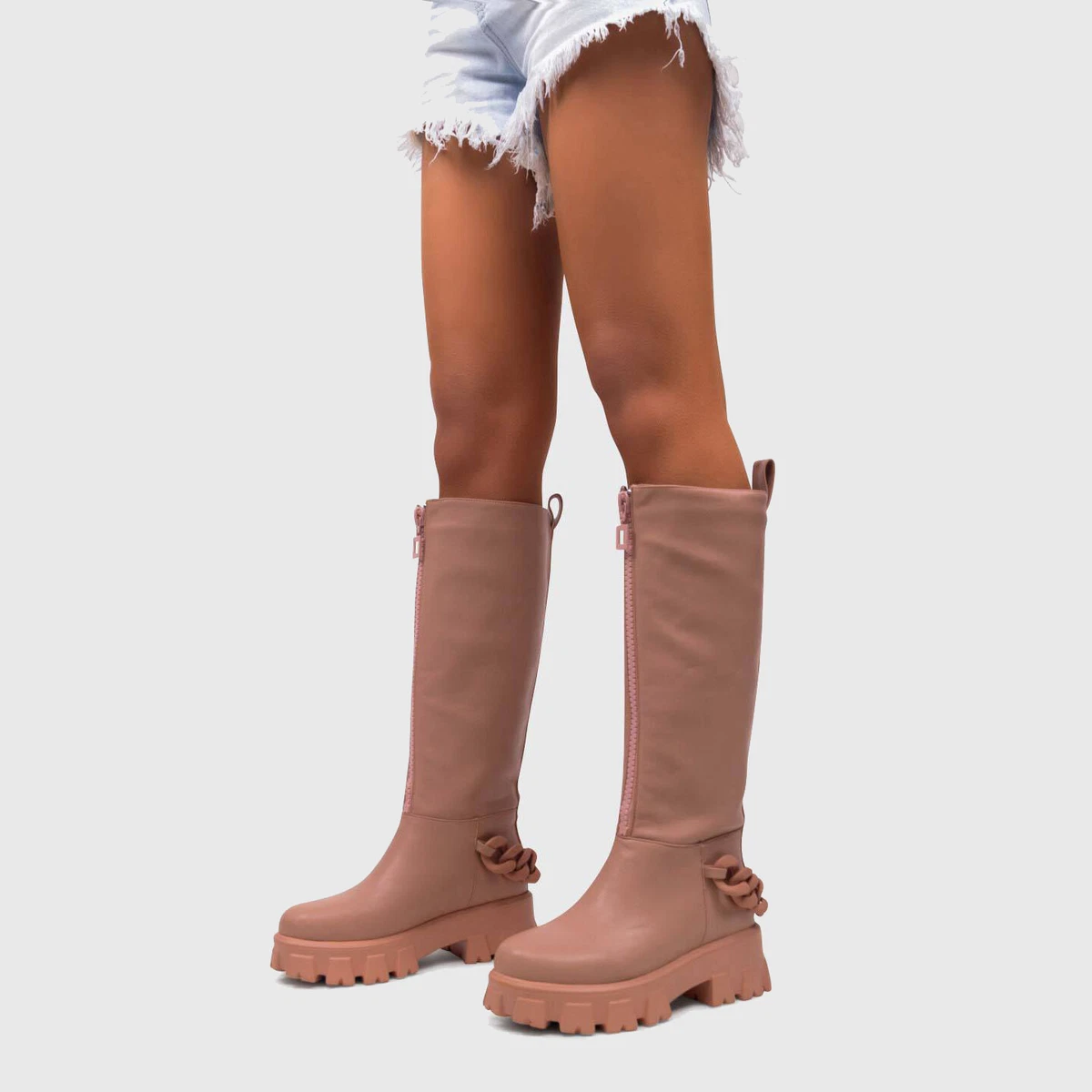 OFF-WHITE Stivali da pioggia For Riding Nero (donna) - OWIA242F21PLA0011001 - IT