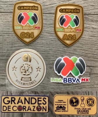 Club America Clausura 2024 Liga BBVA Mx Final Bi Campeón Parches Sets