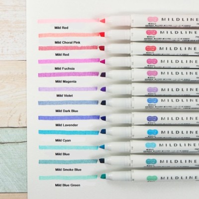 Zebra Mildliner Double Sided Highlighter Pen Choose From 25 Colors Ebay