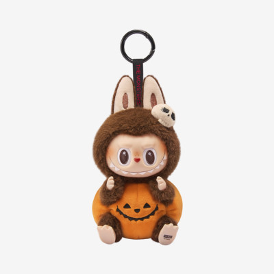 ぬいぐるみ Pop mart Labubu Halloween Cheer Up, Baby POP MART LABUBU Happy Halloween Party Series-Sitting Pumpkin