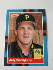 1988 Donruss Andy Van Slyke Pittsburgh Pirates #291