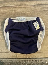 GroVia Swim Diaper Size 2 Unisex Reusable 16-33lbs Dark Blue Navy