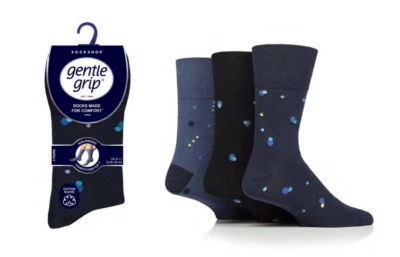 GENTLE GRIP SOCKS MENS SOFT TOP 12 PAIRS