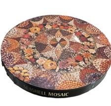  MISSING PIECES RARE Springbok Circular Jigsaw Puzzle  Seashell Mosaic