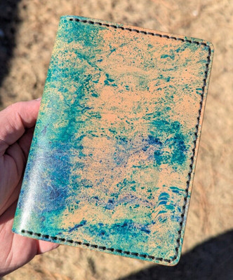 Handmade Full-Grain Leather Passport Wallet - USA Made, Durable and Stylish