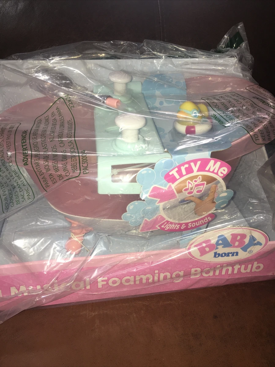 Baby born musical foaming bathtub cheap