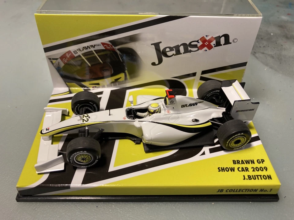 1/43 Minichamps Brawn GP Mercedes Showcar 2009 Jenson Button - Bild 2 von 2