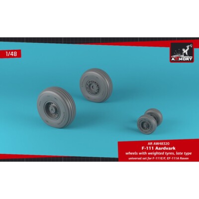 Armory AR AW48320 Scale 1:48 F111E/F Aardvark / EF-111A Raven wheels w/ weighted