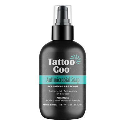 Tattoo Goo Deep Cleansing Soap Piercing Aftercare 3oz Foam