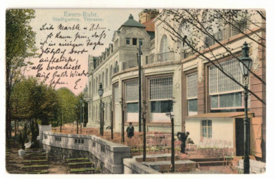 1906 UDB Germany PC: Essen (Ruhr) Germany - Stadtgarten, Terrace