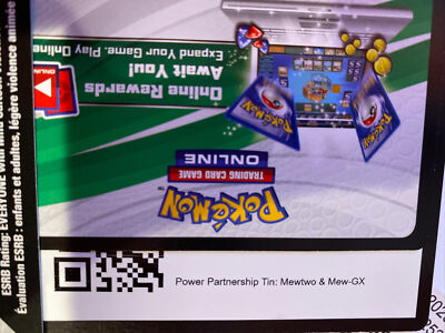 pokemon trading card game power partnership tin Mewtwo & Mew-GX SM91 main image 1