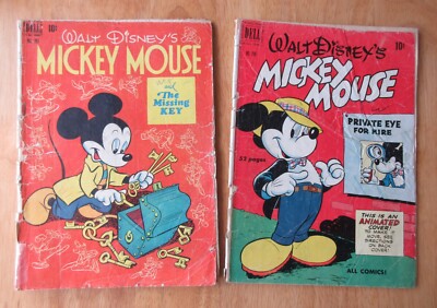 希少USオリジ Walt Disney's Mickey Mouse Club WALT DISNEY'S MICKEY MOUSE CLUB PARADE #1 (1955) Dell Giant
