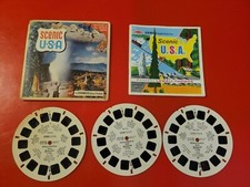 View-Master "SCENIC U.S.A." -3 Reel Set A996 - Original Packet Booklet