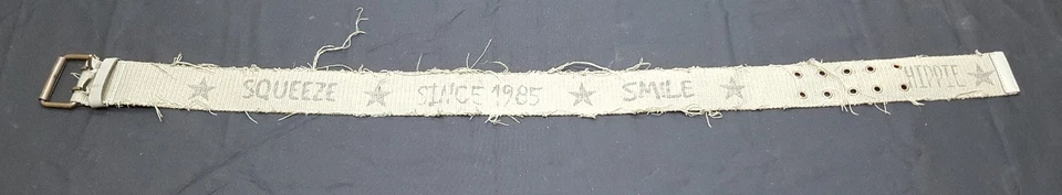 Cinturón de cadera Olive Drab Hippie BoHo para mujer talla 3/4 Hipster Smile Love Squeeze  Foto 4 de 4