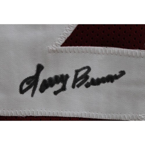 Larry Brown Autographed/Signed Pro Style Red Jersey Beckett 48039 - Picture 2 of 6
