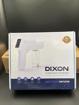 DIXON CORDLESS DESINFECTANT SPRAYER/ AO-X1 3.7V-18W NOS
