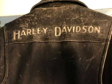 Brand New Harley Davidson Leather Coat Jacket With Inner Lining Womans