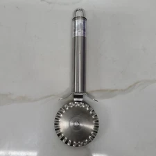 City Chef Stainless Steel Round Handle Pasta, Ravioli and Pastry Wheel.