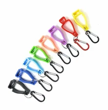 4 pcs Key Chain Carabiner Safety Work Glove Clip Holder Hanger Belt Pants