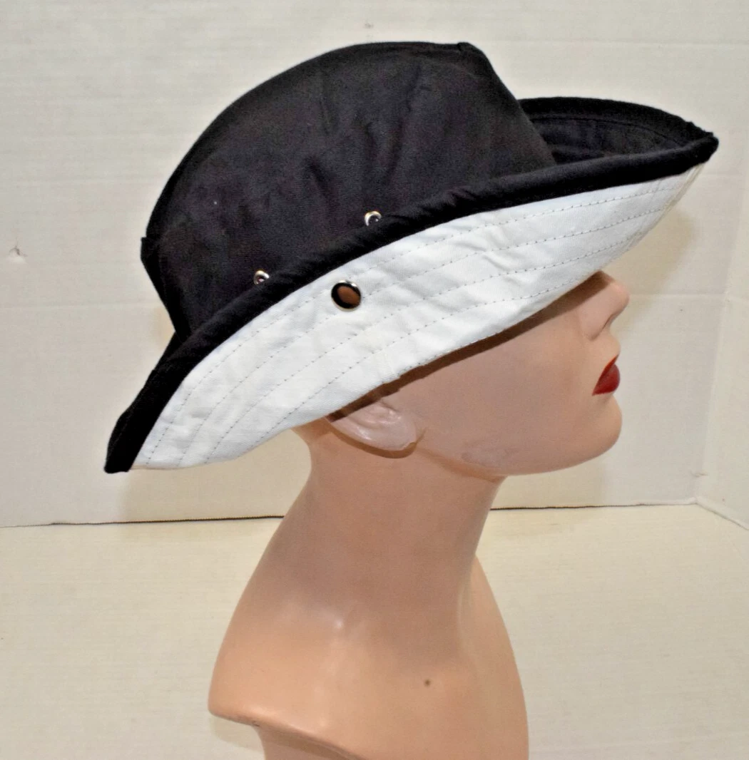 Vintage White Cream Summer‎ Bucket Hat Belted Style Elegant Retro Chic Cute Bucket Hat for Women, Bowknot Sun Hats for Girls Women  main image 3