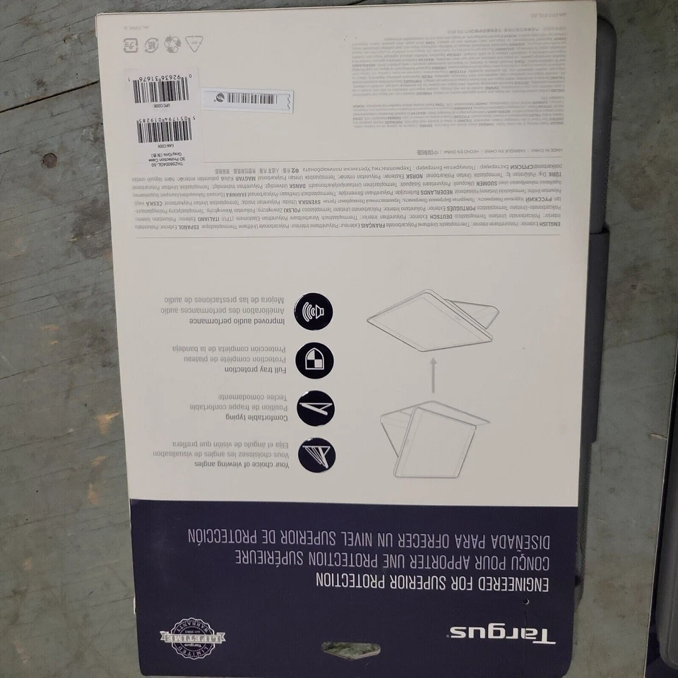 Targus THZ56004GL 3D Protection Tablet Rugged Case for Apple iPad Pro 12.9 Gray - Image 3 of 4