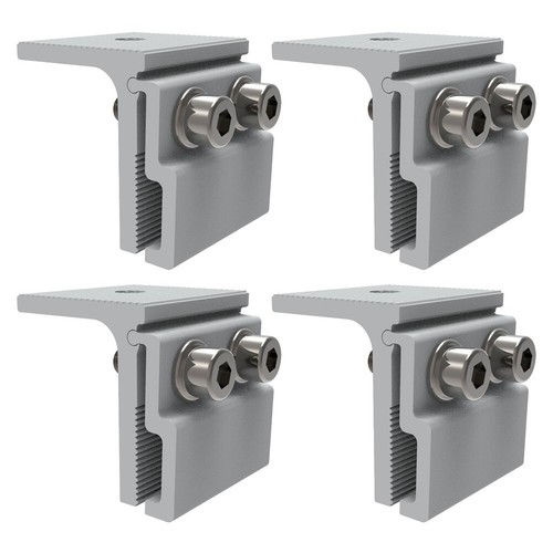 Long Lasting Aluminum Standing Seam Clamps 1/4Pcs For Solar Panel-Mounting - Picture 4 of 48