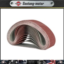 12PCS 4x24" Sanding Belts 80 120 150 240 400 Grit Belt Sander Paper Sandpaper US