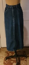Gap 1980s Jean Midi Skirt