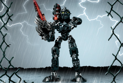 Lego Bionicle Inika Toa Nuparu 8729 only one sphere, no canister
