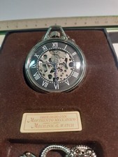 Orologio da tasca da Collezione Hachette Meccanico catenella e scatola Vintage 5
