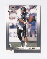 2002 Press Pass JE First Down #FD20 Patrick Ramsey RC Tulane Washington
