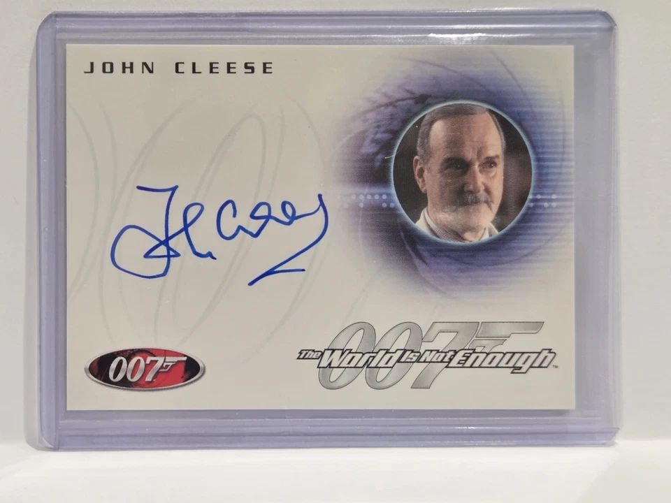 James Bond Heroes & Villains 2010 Auto Autograph Card A125 John Cleese as Q - Image 3 of 4