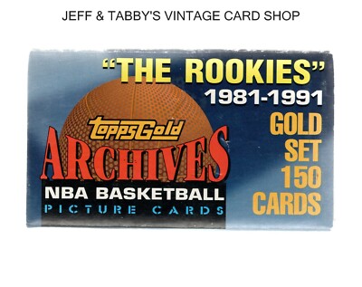 1981-1991 Topps Archives Basketball Gold Factory Set 