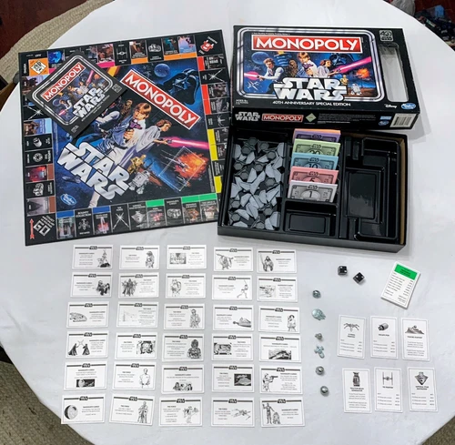 Monopoly Star Wars 40th Anniversary Special Edition Family Board Game