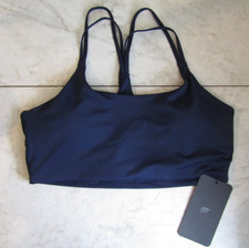 NWT Fabletics Principle Low Impact Deep Navy Strappy Sport Bra Women's Size M