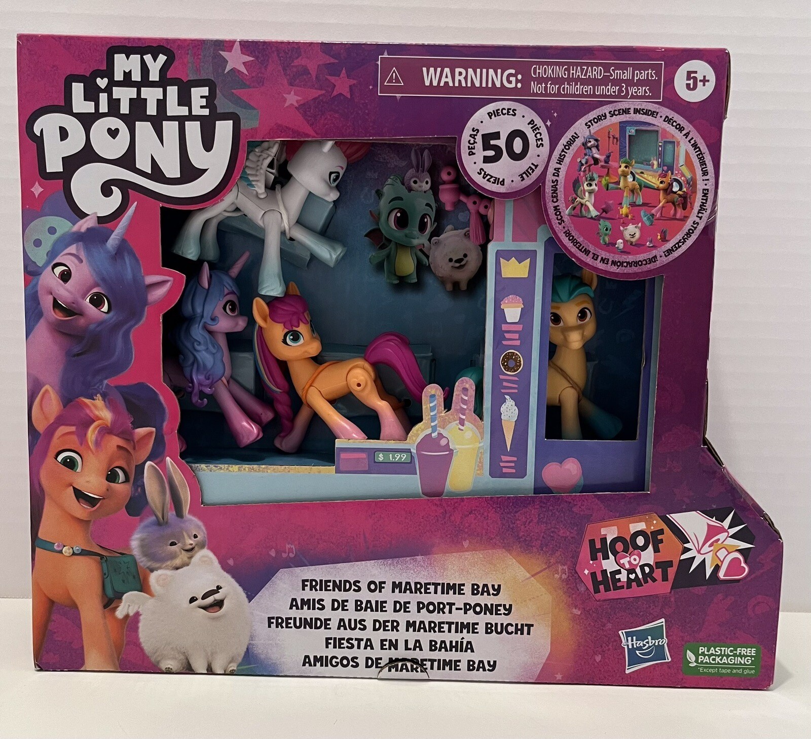 My Little Pony Hoof To Heart - Friends of Maretime Bay Play Set - 50 Pieces New