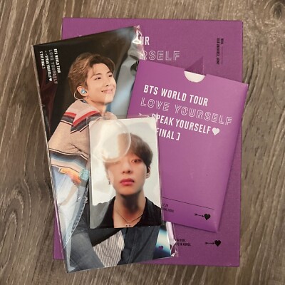BTS LOVE YOURSELF SPEAK YOURSELF DVD WITH TAEHYUNG PHOTOCARD