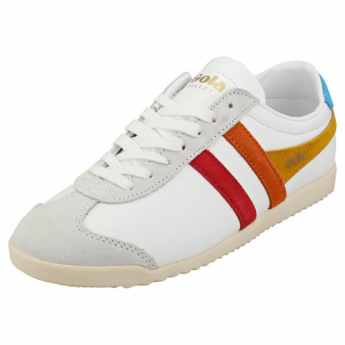 Gola bala Trident Mujer Blanca Multicolor Casual Zapatillas - 36 UE | eBay