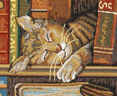 WALL LIBRARY TAPESTRY Frederick the Literate - Wysocki Art