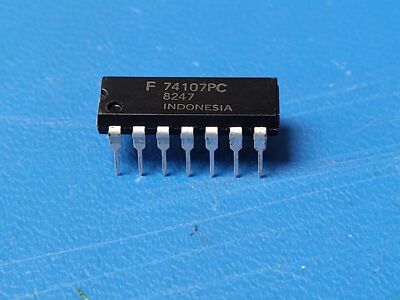 (5 PCS) 74107PC FSC J-K Flip-Flop 2-Func 2-Bit Complementary Output, TTL, PDIP14