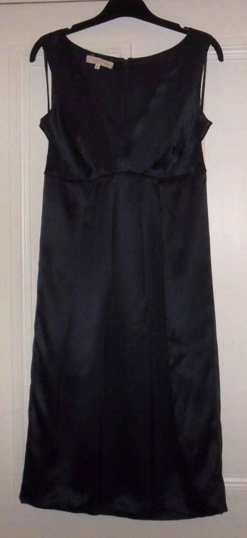 Robe De Soirée Bleu Satin Enchanté By Ann Louise Roswald - Taille 8-10 - Occasion Très Bon état