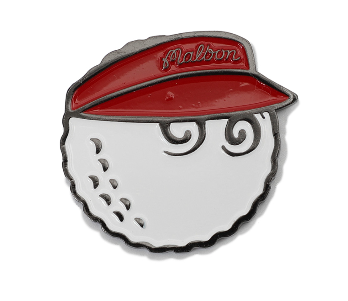 MALBON ♥ Malbon Script Ball Marker Visor/ 追跡付 Malbon Golf] Script Ball Marker Visor - Beige | eBay