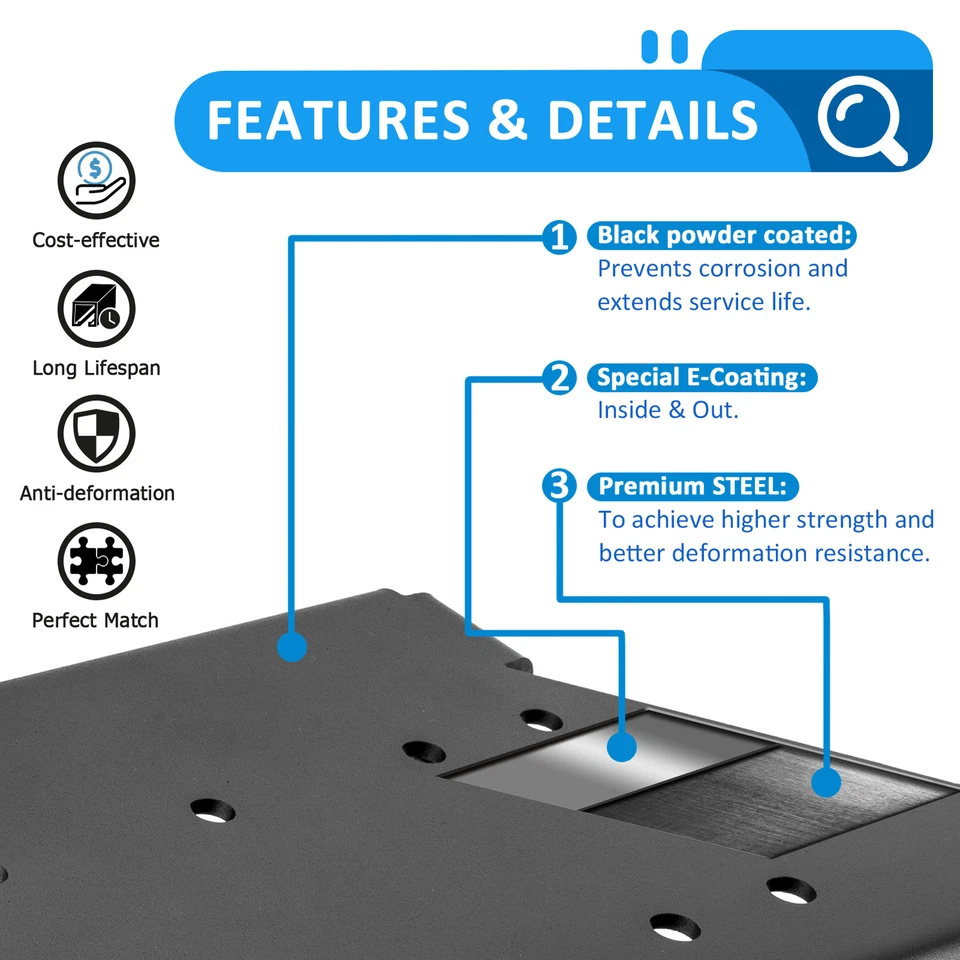 Steel Winch Mount Plate Fit Can Am Maverick 800 1000 800R 1000R Trail Sport 18+ - Image 4 of 4