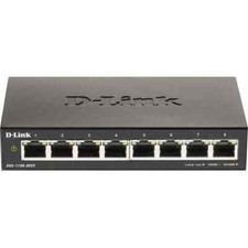 D-Link DGS-1100-08V2 8-Port Gigabit Smart Managed Desktop Switch Black