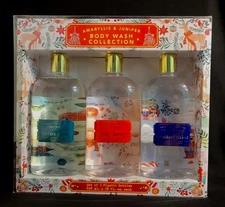 Home & Body Co. Holiday Body Wash Gift Set 3-Pack 28oz Citrus Mint Pine