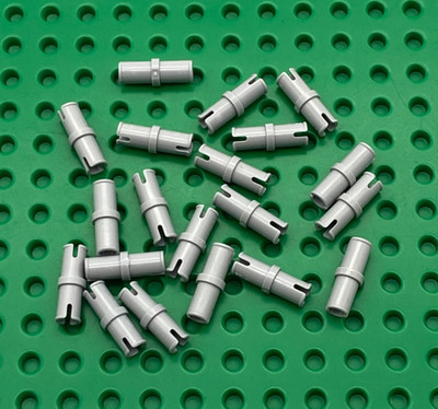 LEGO  20x Technic Pin Verbinder 3673 hellgrau