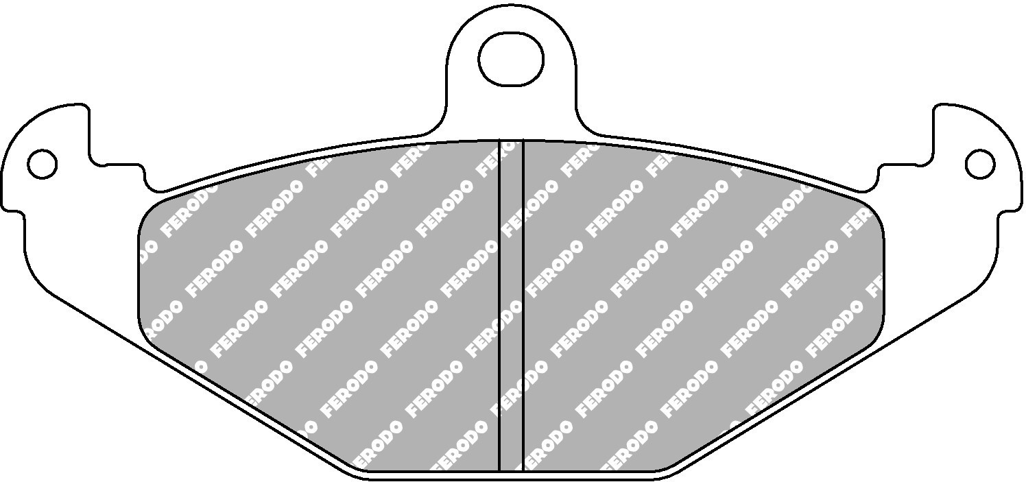 Rear Ferodo DS2500 Brake Pads for Lotus Exige Elise 1.8 3.6 FCP1560H