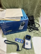 Sony Cyber-shot U DSC-U60 Digital Camera Box Manual Software Cords Memory card