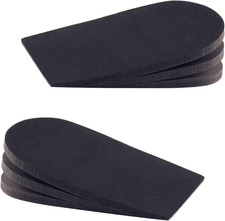 Adjustable Heel Lifts for Shoes, 1/4'' Height Increase Insoles for Achilles Tend
